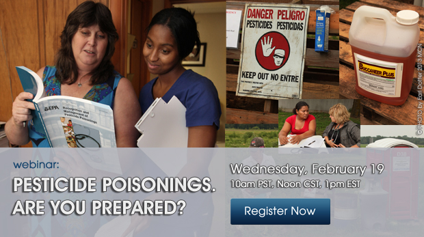 Pesticide poisonings. Are you prepared? Register Now!