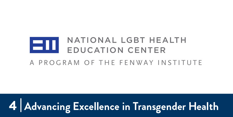 Advancing Excellence in Transgender Health The National LGBT Health Education Center logo