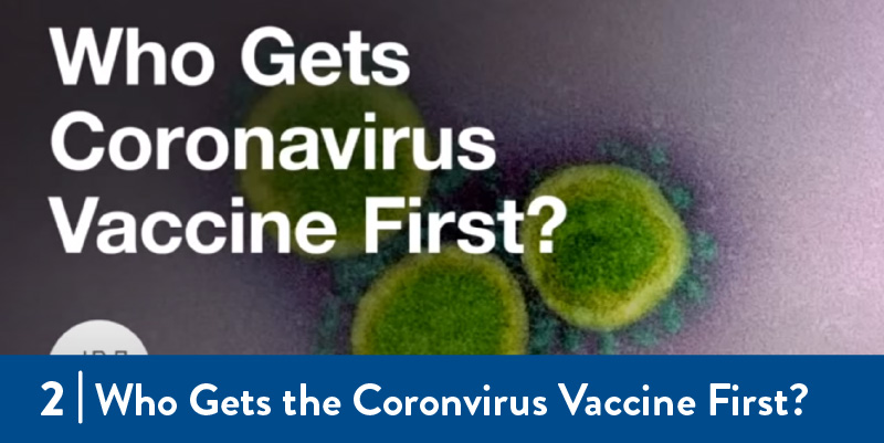 Who Gets Coronavirus Vaccine First?