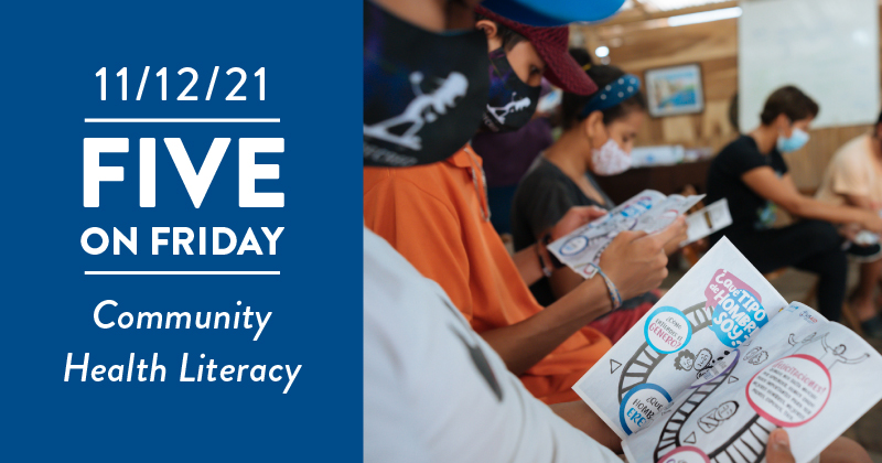 Five on Friday: Community Health Literacy Five on Friday: Community Health Literacy
