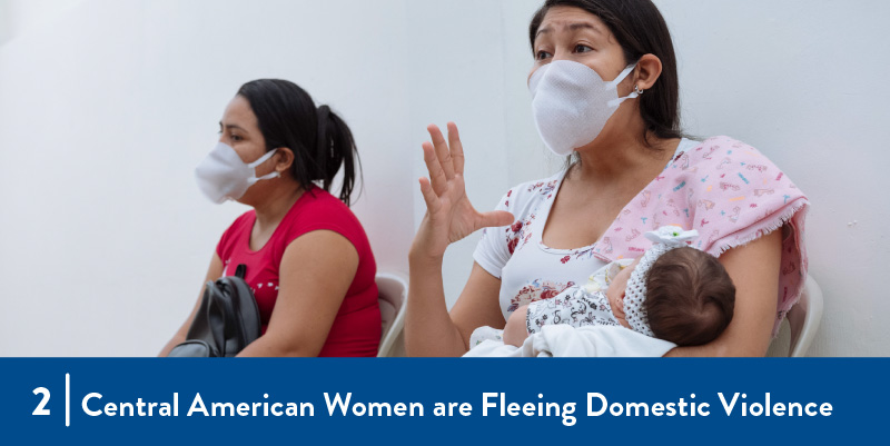 2 - Central American Women are Fleeing Domestic Violence Women in masks