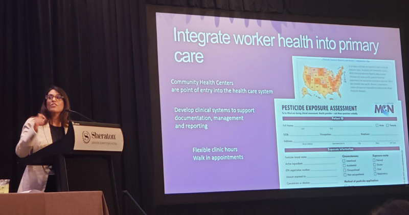 Eva Galvez, MD, from MCN’s Board of Directors, discusses how occupation affects primary care. Eva Galvez, MD, from MCN’s Board of Directors, discusses how occupation affects primary care.