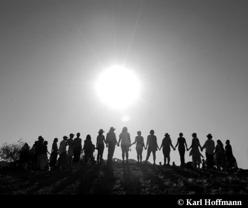 people holding hands