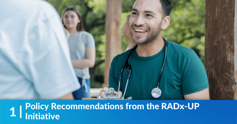 Policy Recommendations from the RADx-UP Initiative