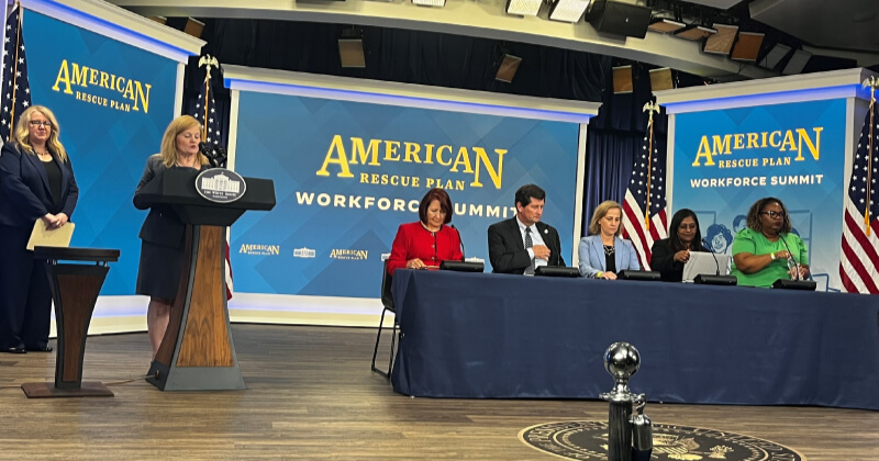 Speakers at the American Rescue Plan and Workforce Summit