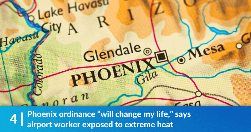 Phoenix ordinance “will change my life,” says airport worker exposed to extreme heat
