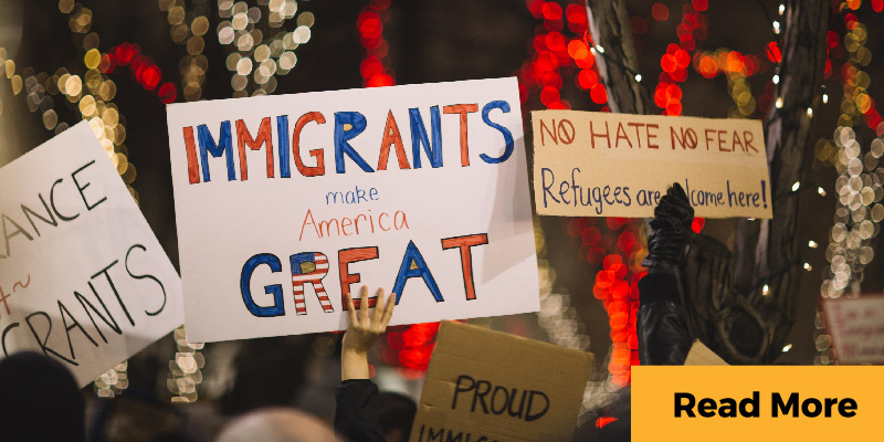 People protest immigrant policies