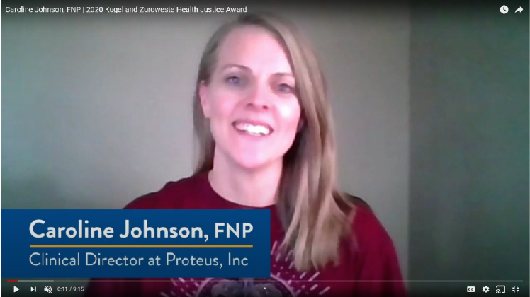 Caroline Johnson, FNP, award video