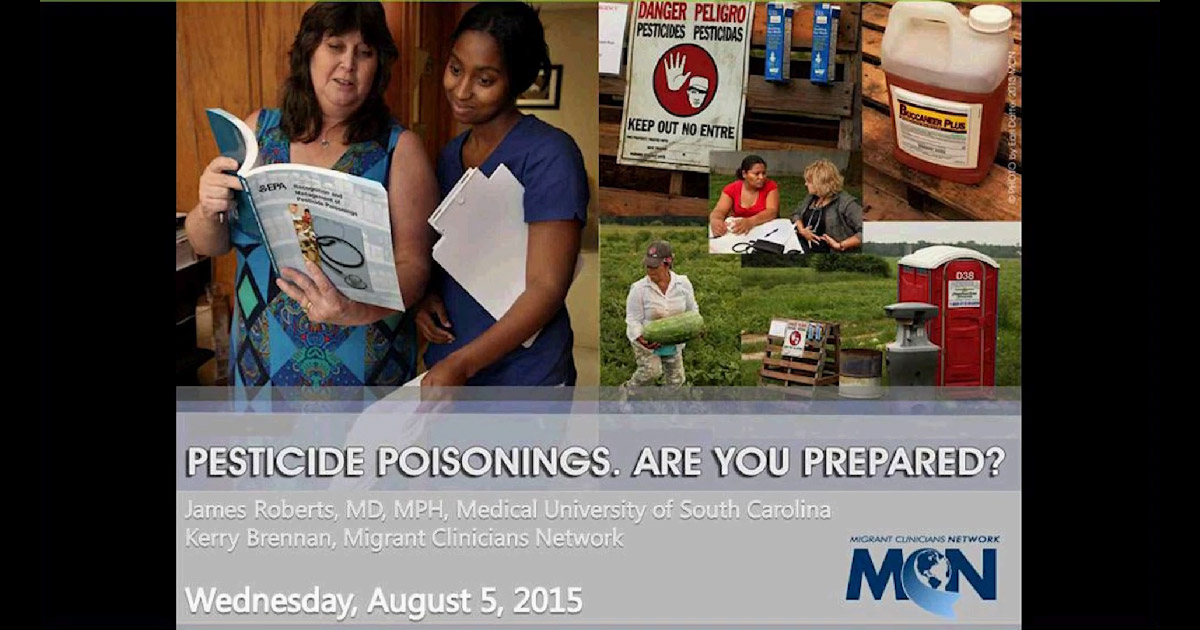 Pesticide Poisoning Aug 2015