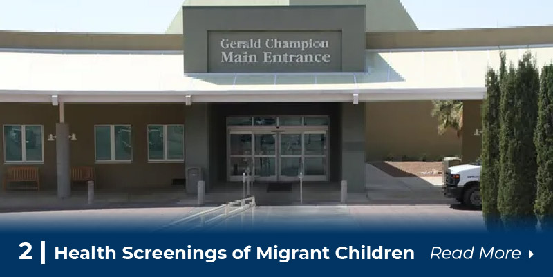 2 Health screenings of migrant children