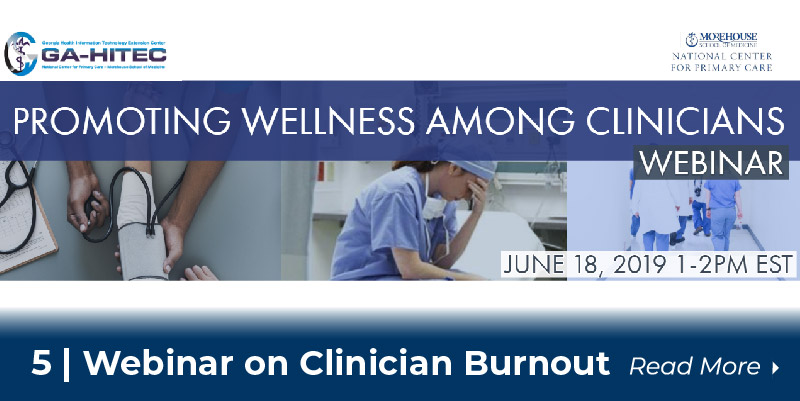 Webinar on Clinician Burnout