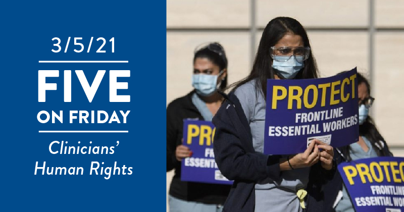 Five on Friday: Clinicians' Human Rights