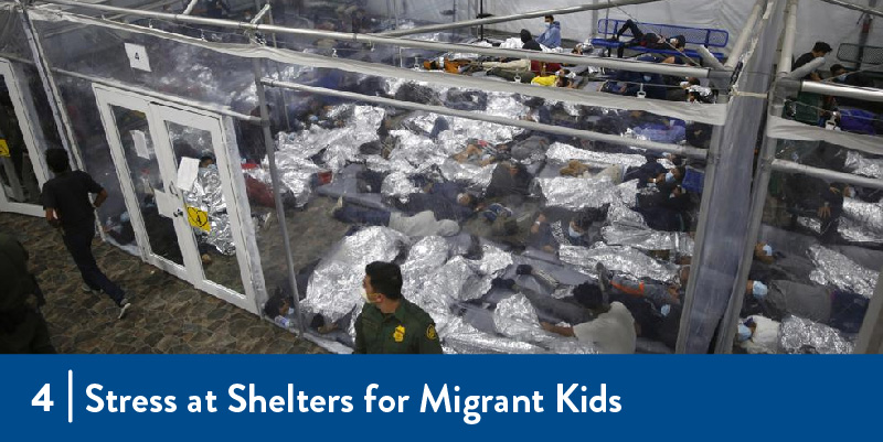 A migrant detention facility