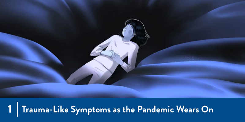 A person sinking in sheets