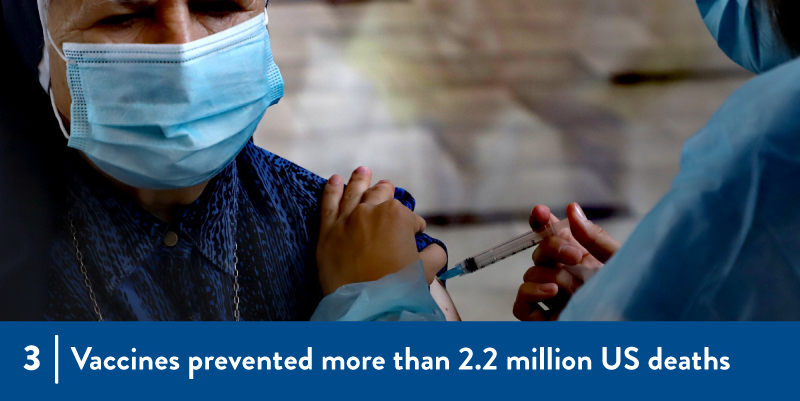 A person receiving a vaccination