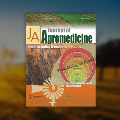 Journal of Agromedicine Socio-ecological approaches for improving agricultural s