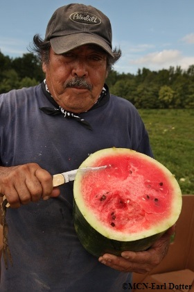 PHOTO-farmworker watermelon