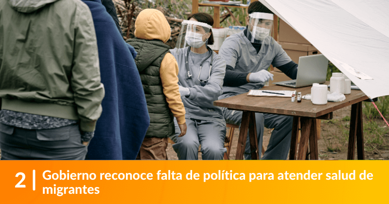 Gobierno reconoce falta de política para atender salud de migrantes - IMER Noticias.
