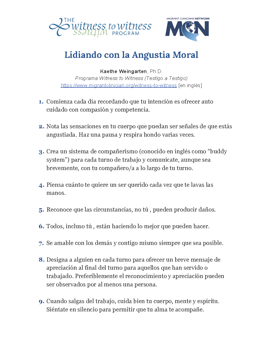 Lidiando con la Anguista Moral