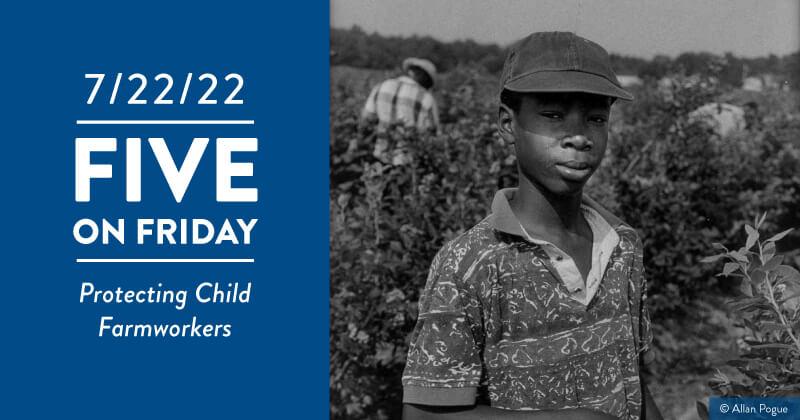 Five on Friday: Protecting Child Farmworkers
