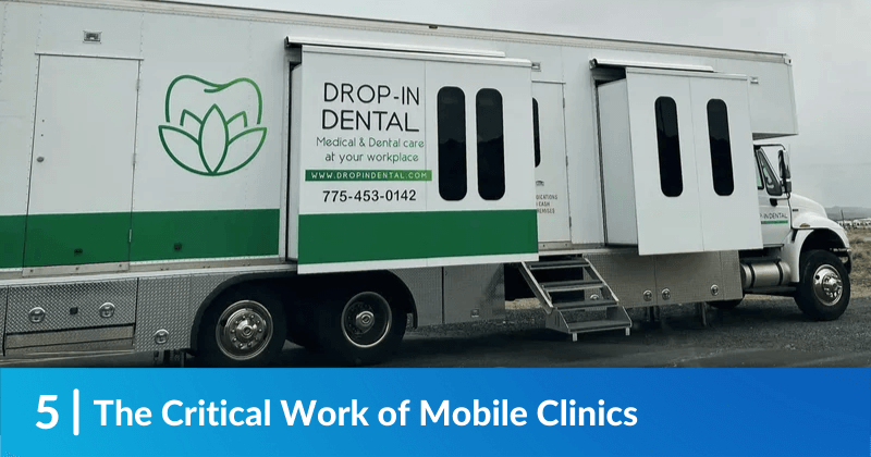 A mobile dental clinic