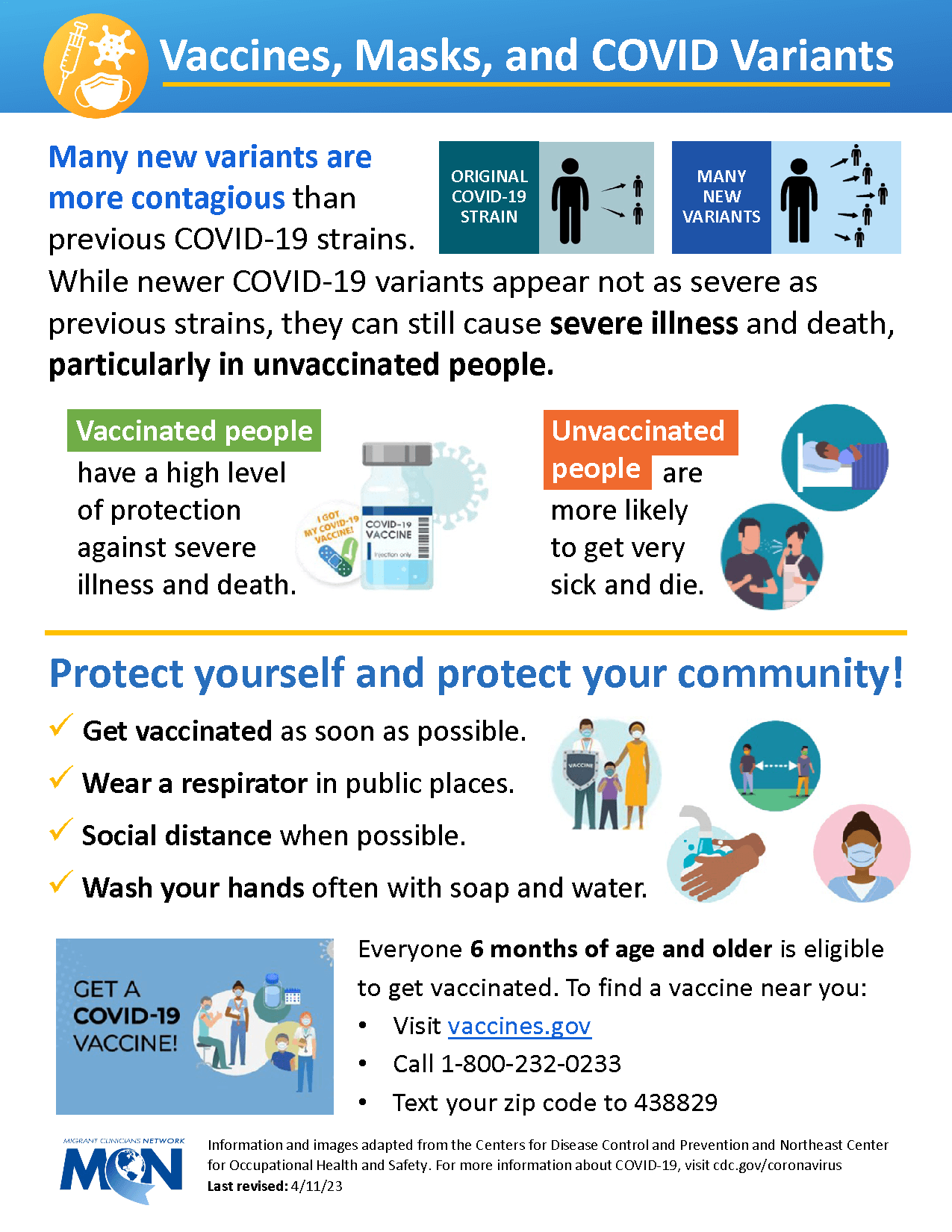 Vaccines, Masks, and COVID Variants Fact Sheet