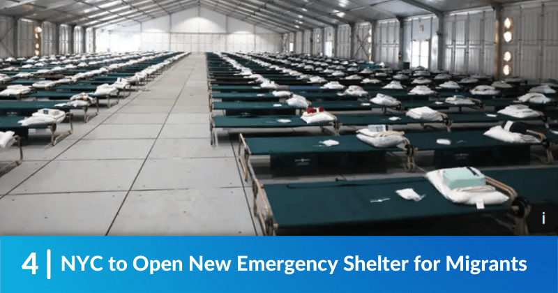 An emergency shelter