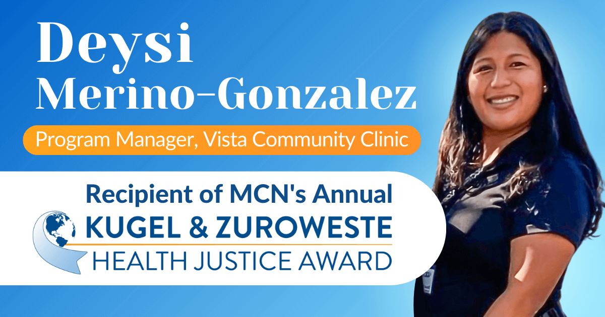 Deysi Merino-Gonzalez, Kugel and Zuroweste Health Award Recipient