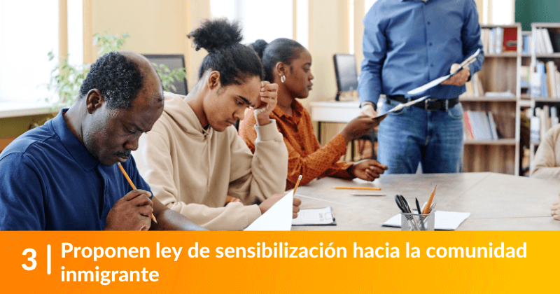 Proponen ley de sensibilización hacia la comunidad inmigrante