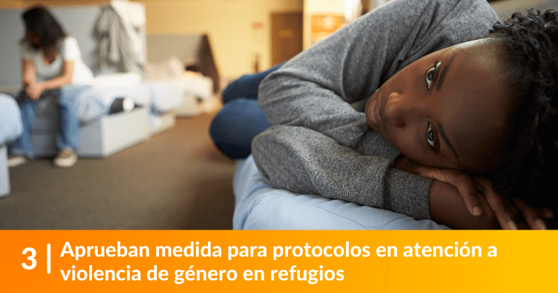 Aprueban medida para protocolos en atención a violencia de género en refugios