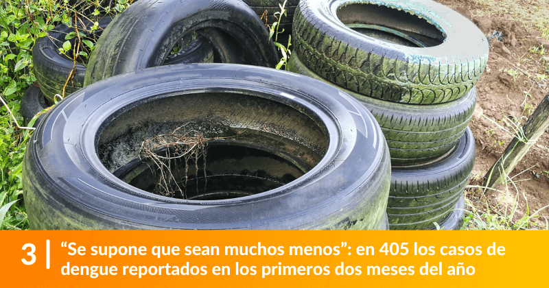 “Se supone que sean muchos menos”: en 405 los casos de dengue reportados en los primeros dos meses del año