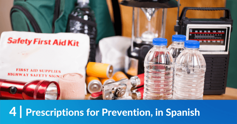 Prescriptions for Prevention, in Spanish