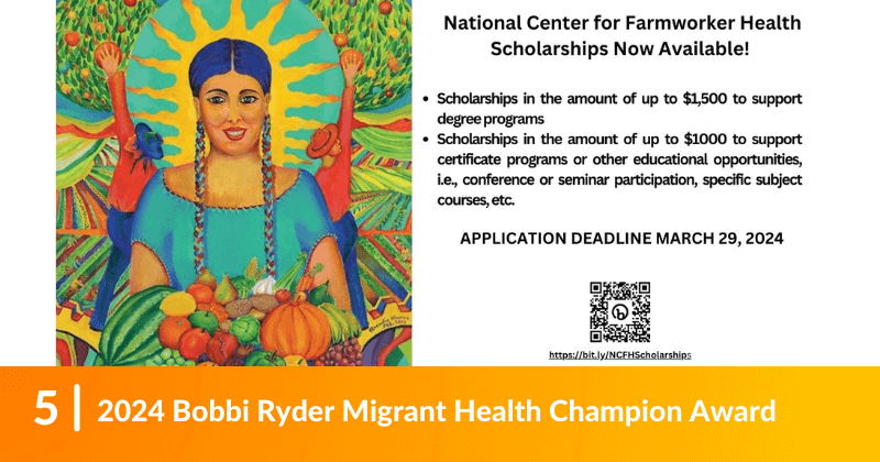 2024 Bobbi Ryder Migrant Health Champion Award