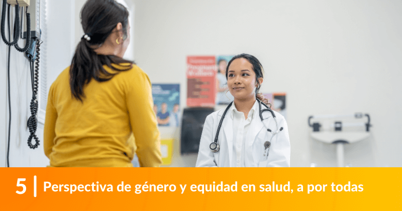 Perspectiva de género y equidad en salud, a por todas