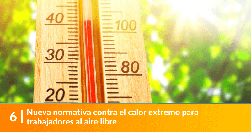 Nueva normativa contra el calor extremo para trabajadores al aire libre