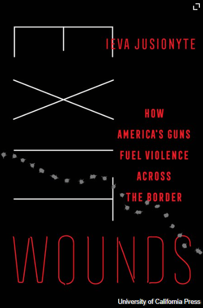 The cover of the book titled "Exit Wounds"