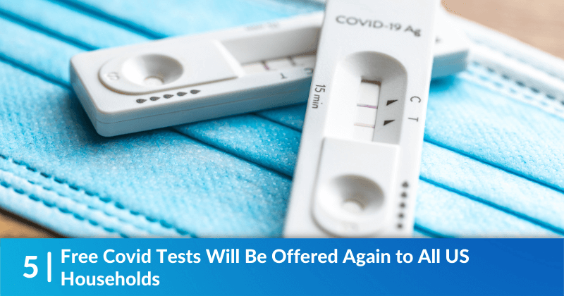 Free Covid tests will be offered again to all U.S. households