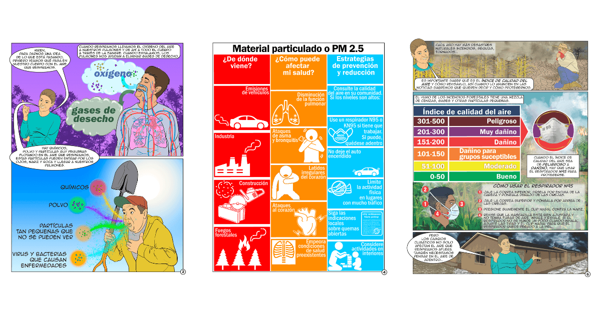 Pages of Clear the Air comic