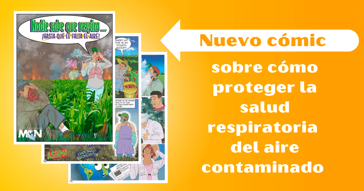 Nuevo cómic sobre cómo proteger la salud respiratoria del aire contaminado