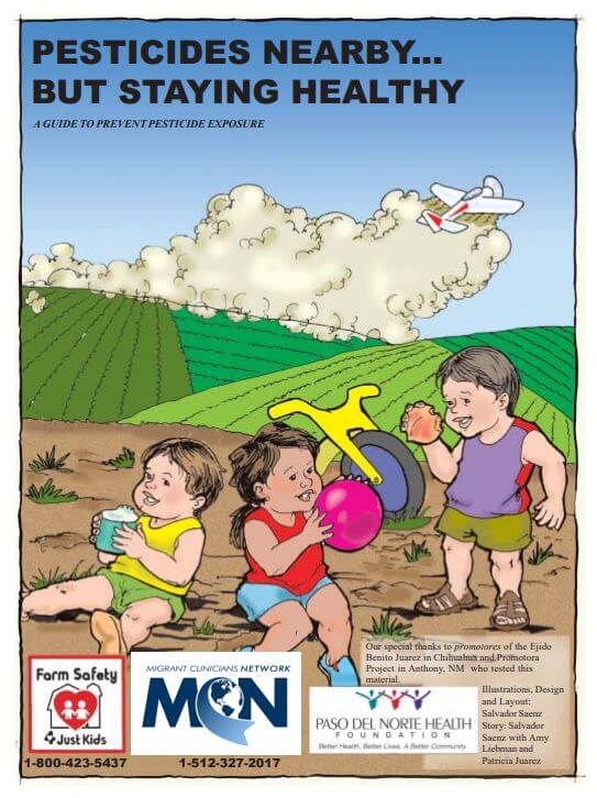 Pesticides Nearby.. but staying healthy comic