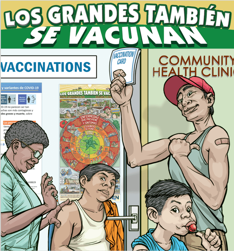 Adults Get Vaccinated Too: Comic