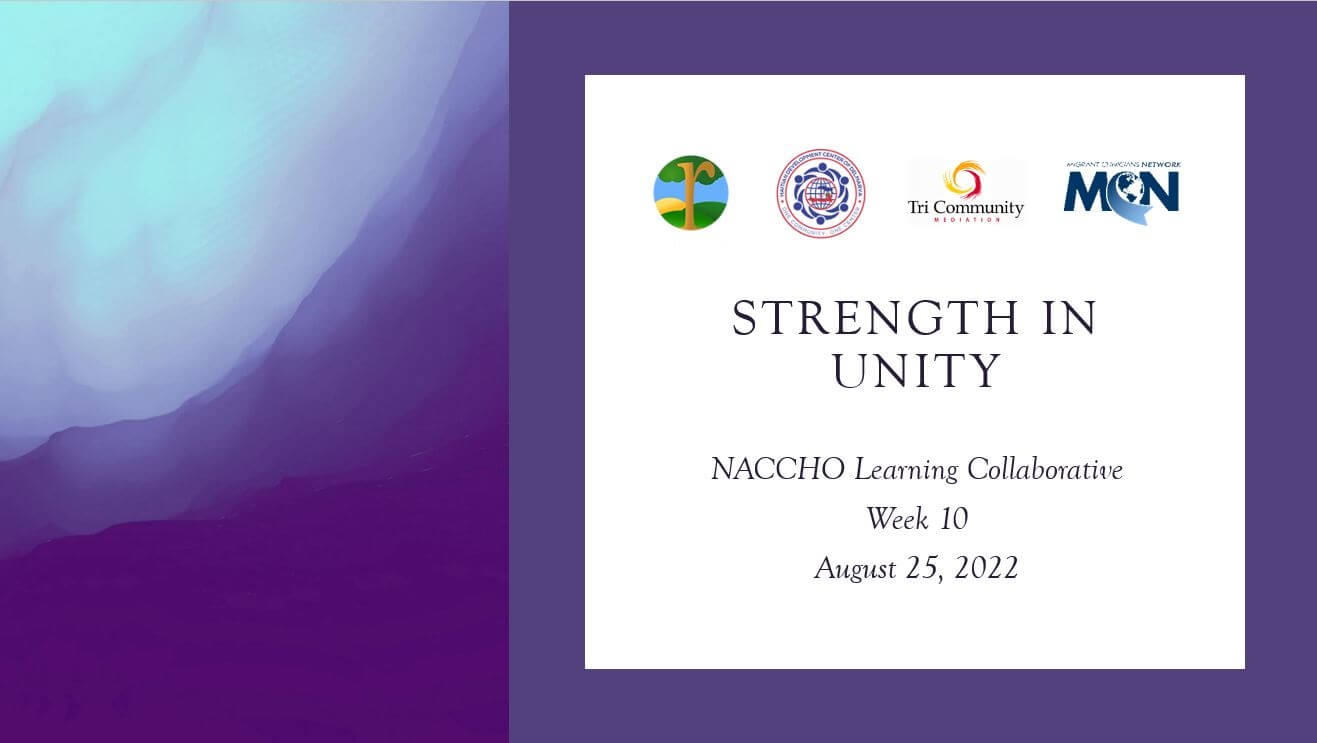 Strength in Unity - Week 10