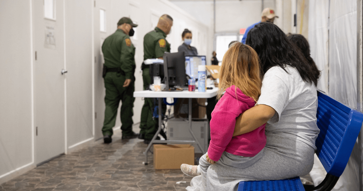 Mother and Child in detention center