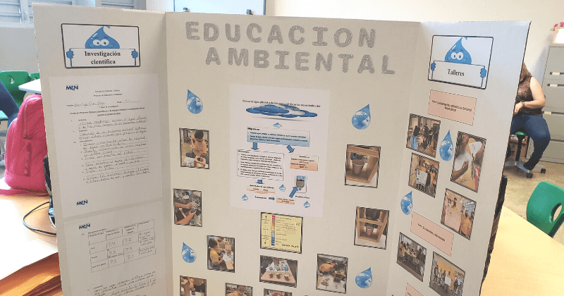 A presentation of environmental educational material