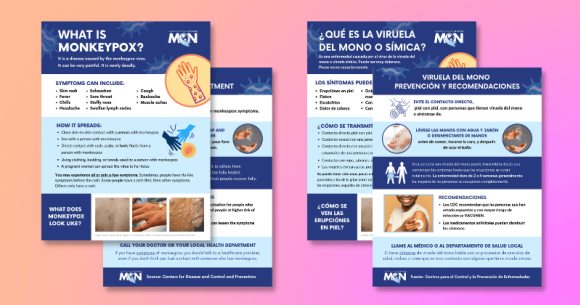 New Low-Literacy Mpox Resource, in English & Spanish