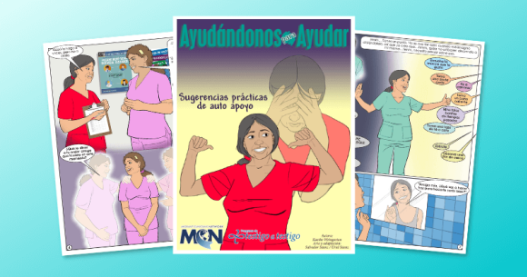 Un nuevo libro cómico, Ayudándonos para ayudar, ofrece a los proveedores de servicios de salud estrategias para cuidarse