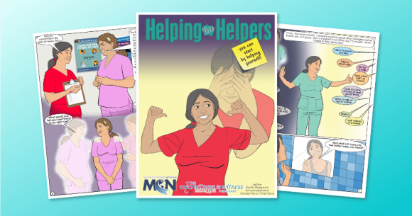 New Comic, Helping the Helpers, Gives Clinicians Strategies for Self-Care