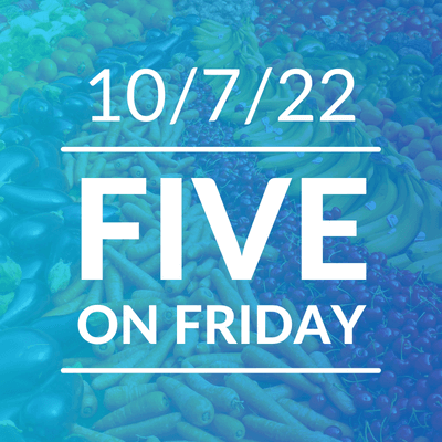 Five on Friday: New Commitment to End Hunger in the US by 2030
