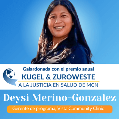 Deysi Merino-González ganadora del premio Kugel & Zuroweste a la Justicia en Salud 2023: Cerrando el círculo   