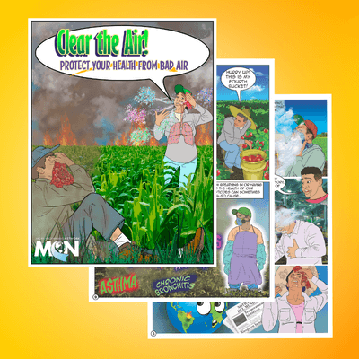 New Comic Book: Protecting Respiratory Health from Bad Air